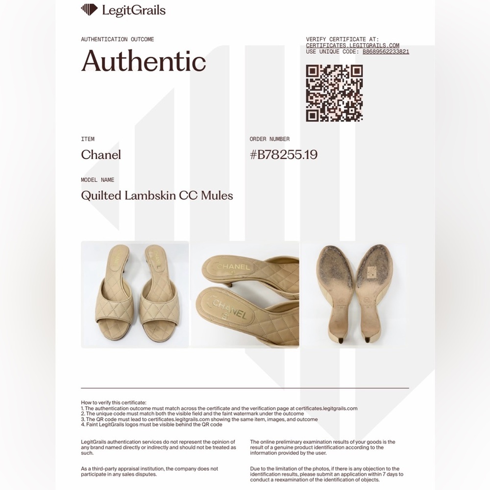 Chanel Quilted Lambskin CC Mules Beige Open Toe Mid Heel Size 39 - Picture 2 of 16